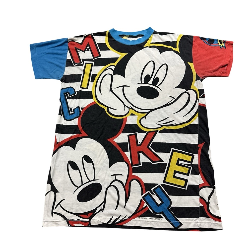 Vintage Mickey Mouse AOP Gown T Shirt